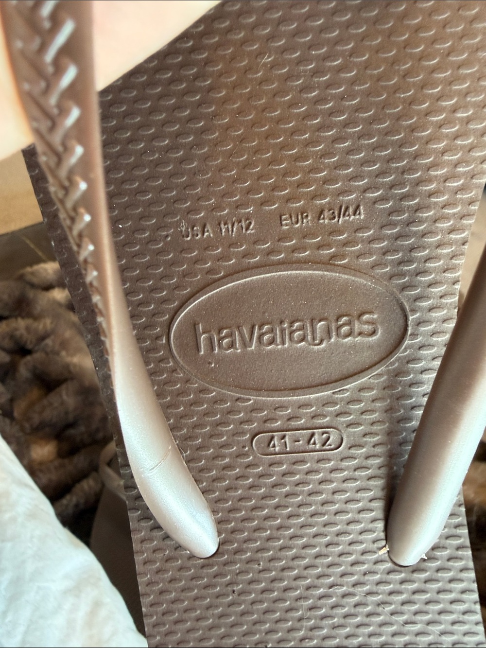 Square Slim Brown Havaianas - Picture 3 of 3
